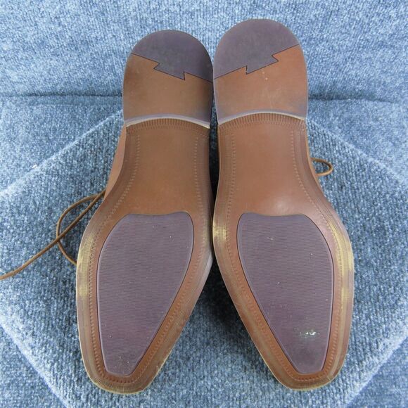 Nordstrom Shop Toe Cap Men Oxford Shoes Size 11.5 Medium Brown Lace‎ Up - Picture 8 of 10